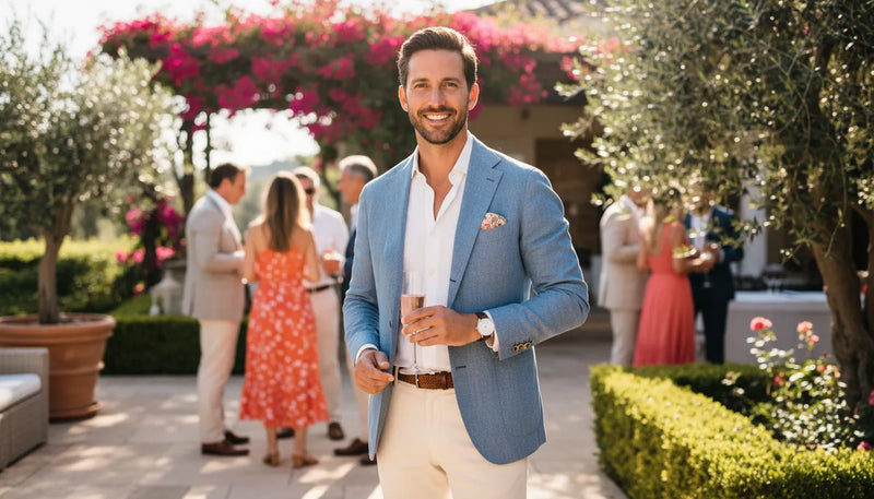 Tenues de fête de fiançailles d'été pour homme
