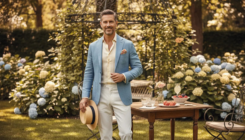 Tenues de garden party pour homme : l'élégance estivale