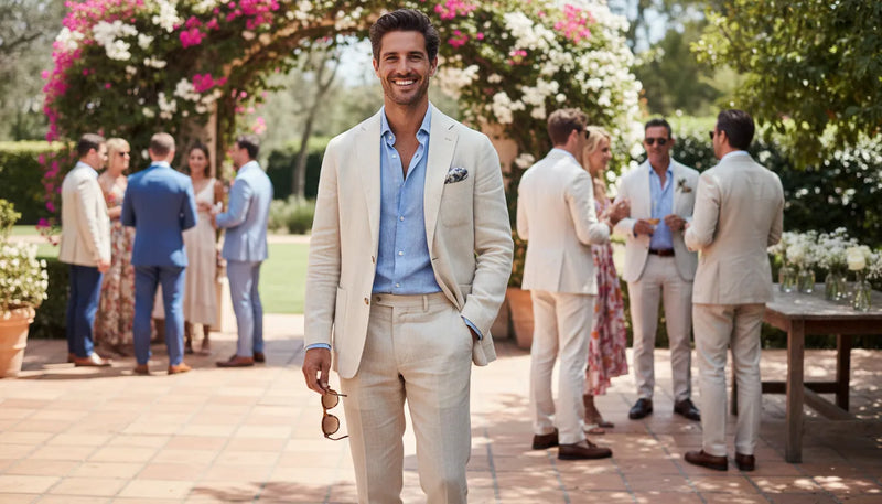 Tenues de mariage d'été en lin pour homme : le guide du style