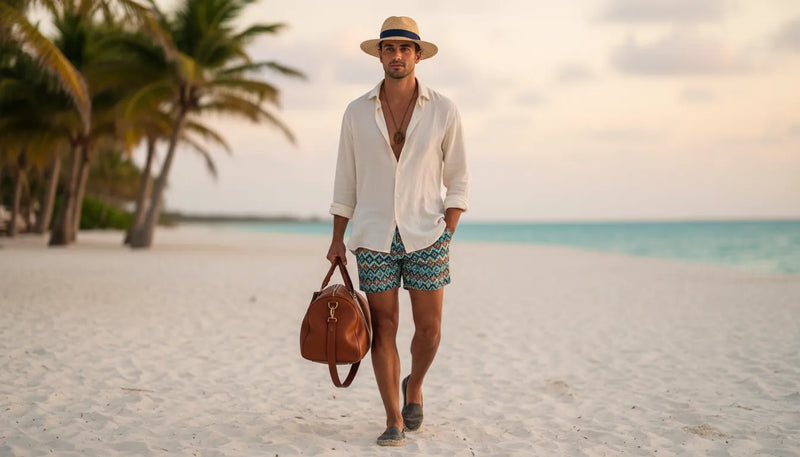 Tenues de plage pour homme : l'art de l'élégance solaire