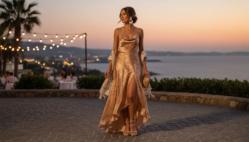 Tenues de soirée d'été femme : rayonner avec allure