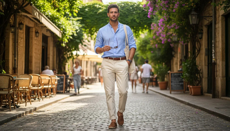 Tenues de travail décontractées pour homme cet été