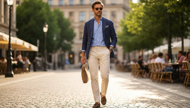 Tenues de travail homme été : l'art de rester élégant sous la chaleur