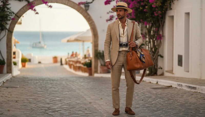 Tenues de voyage d'été pour homme : l'art de l'élégance nomade