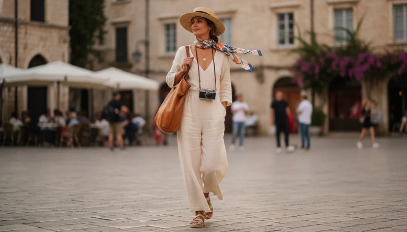 Tenues de voyage pour femme : l'art de l'élégance estivale sans effort