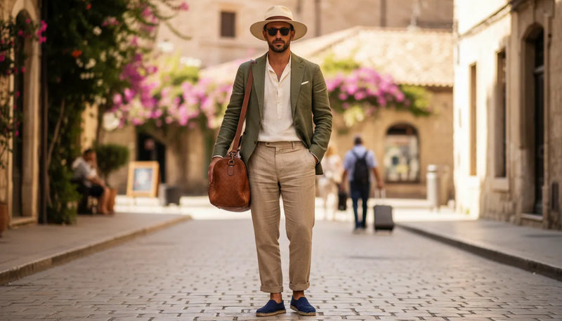 Tenues de voyage pour homme en été : allier style et confort