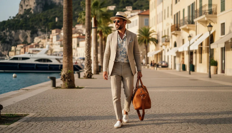 Tenues de voyage pour homme : l'art de l'élégance estivale
