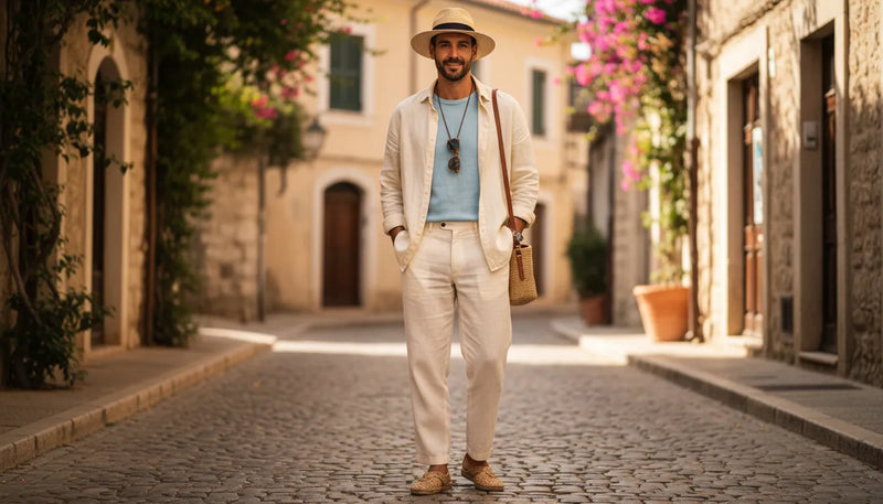 Tenues en lin pour homme : l'élégance légère de l'été