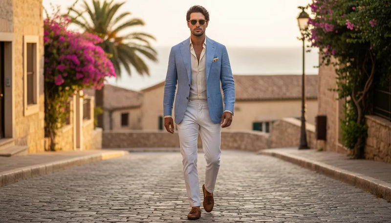 Tenues formelles d'été pour homme : l'art de l'élégance solaire