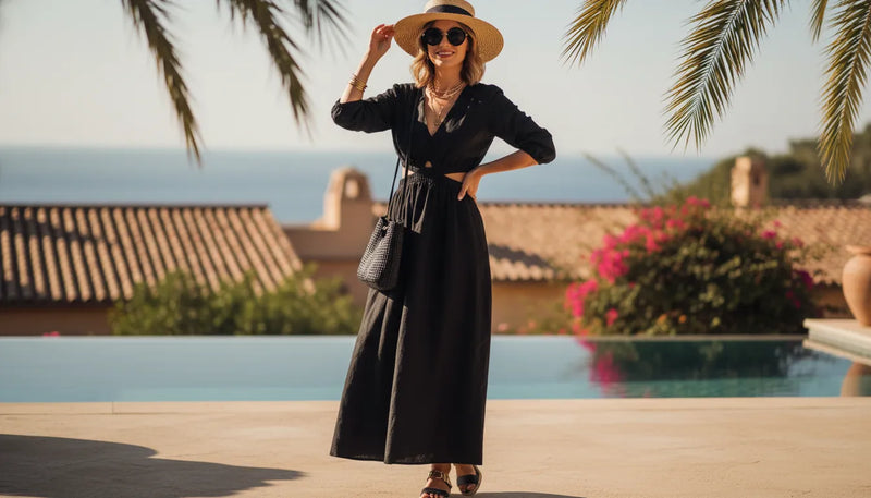 Tenues noires pour femme en été : l'art de l'élégance solaire