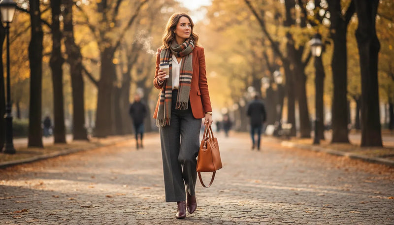 Tenues professionnelles d'automne pour femme : l'élégance au bureau