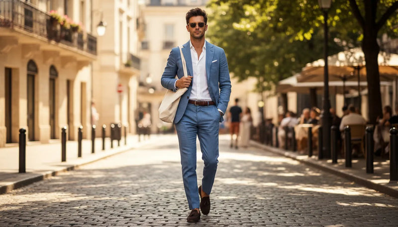 Tenues professionnelles homme pour un été stylé