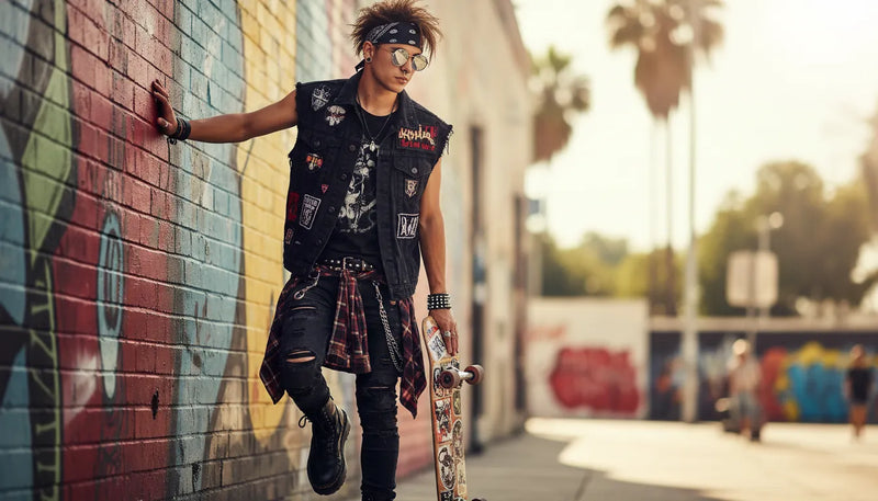 Tenues punk pour homme : le guide du style en plein été