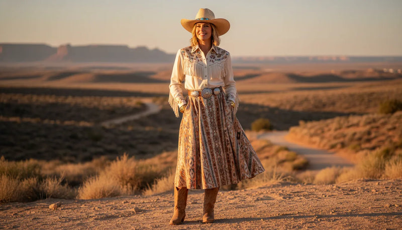 Tenues western pour femme : l'allure solaire du grand ouest