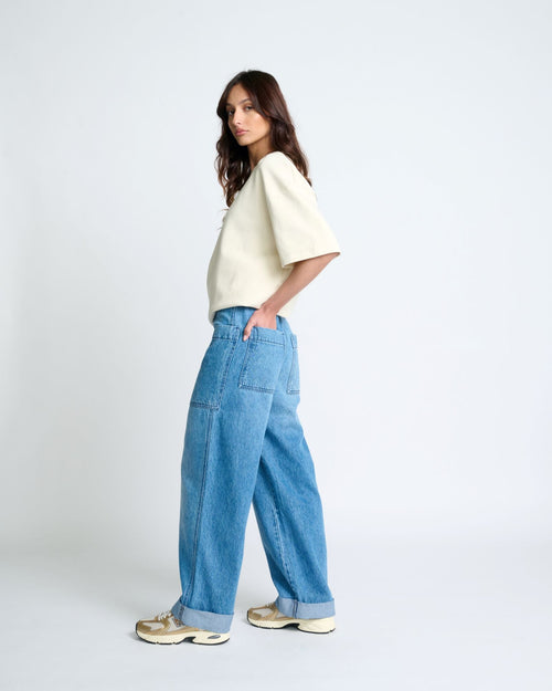Jean Wendy Wide Leg - Blue 234 Denim