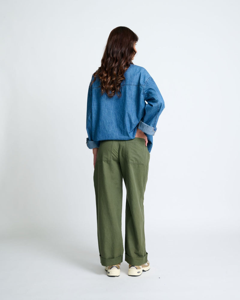 Pantalon Wendy Wide Leg - Kaki Soul