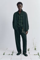 Chemise À Carreaux Vert Hans