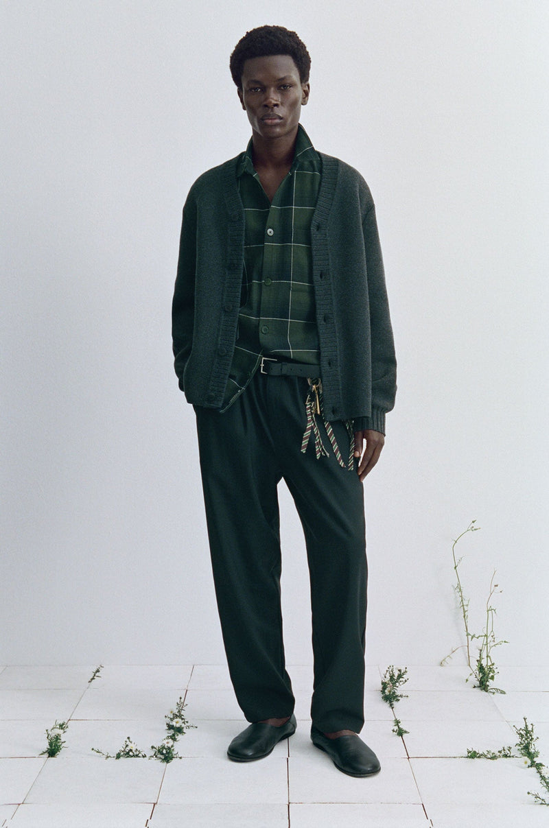 Chemise À Carreaux Vert Hans