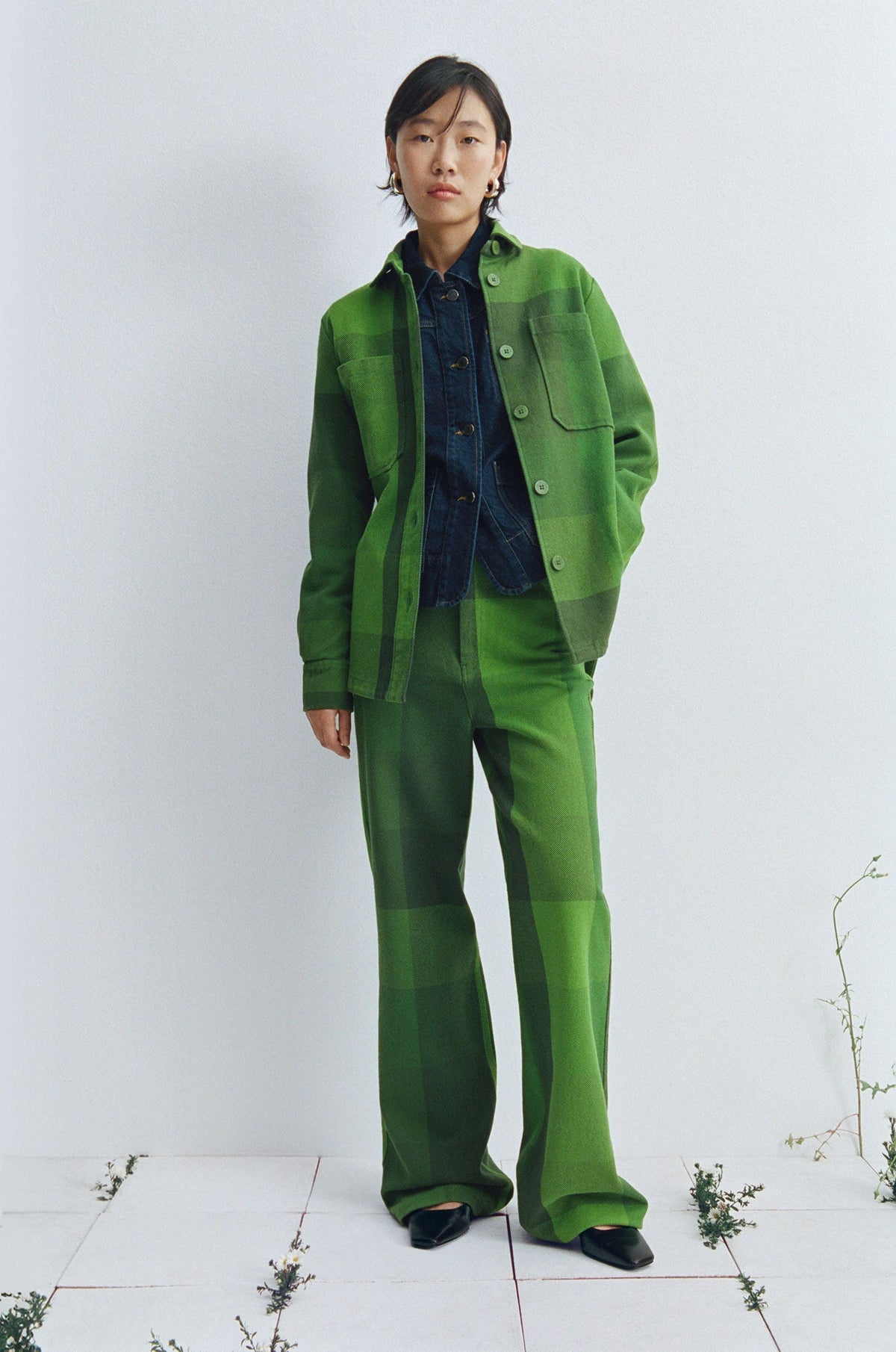 Sobrecamisa Central Blanket Norita - Verde