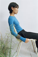 Haut Bleu Cachemire Breeze