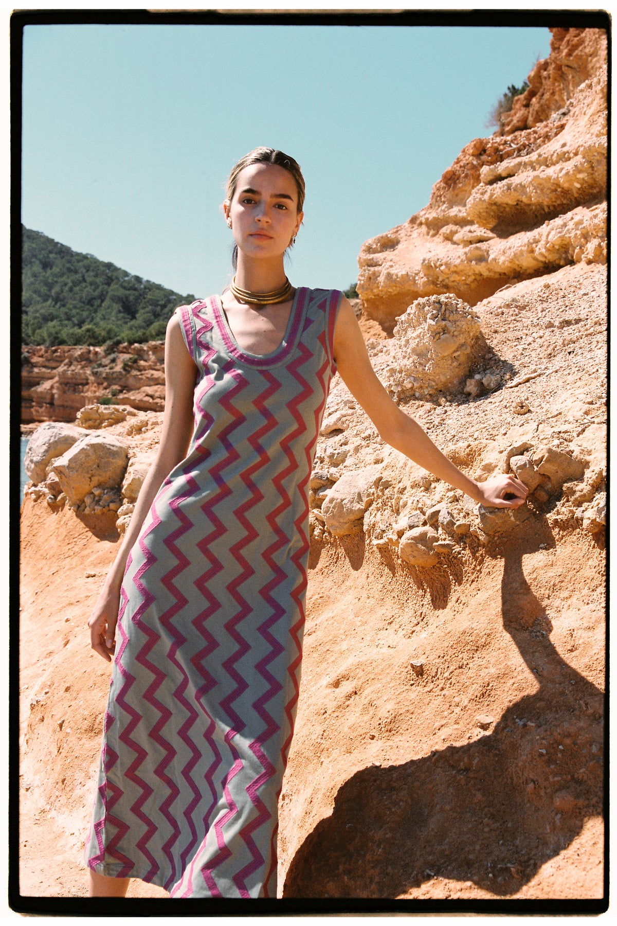 Robe Zigzag Buganvilla