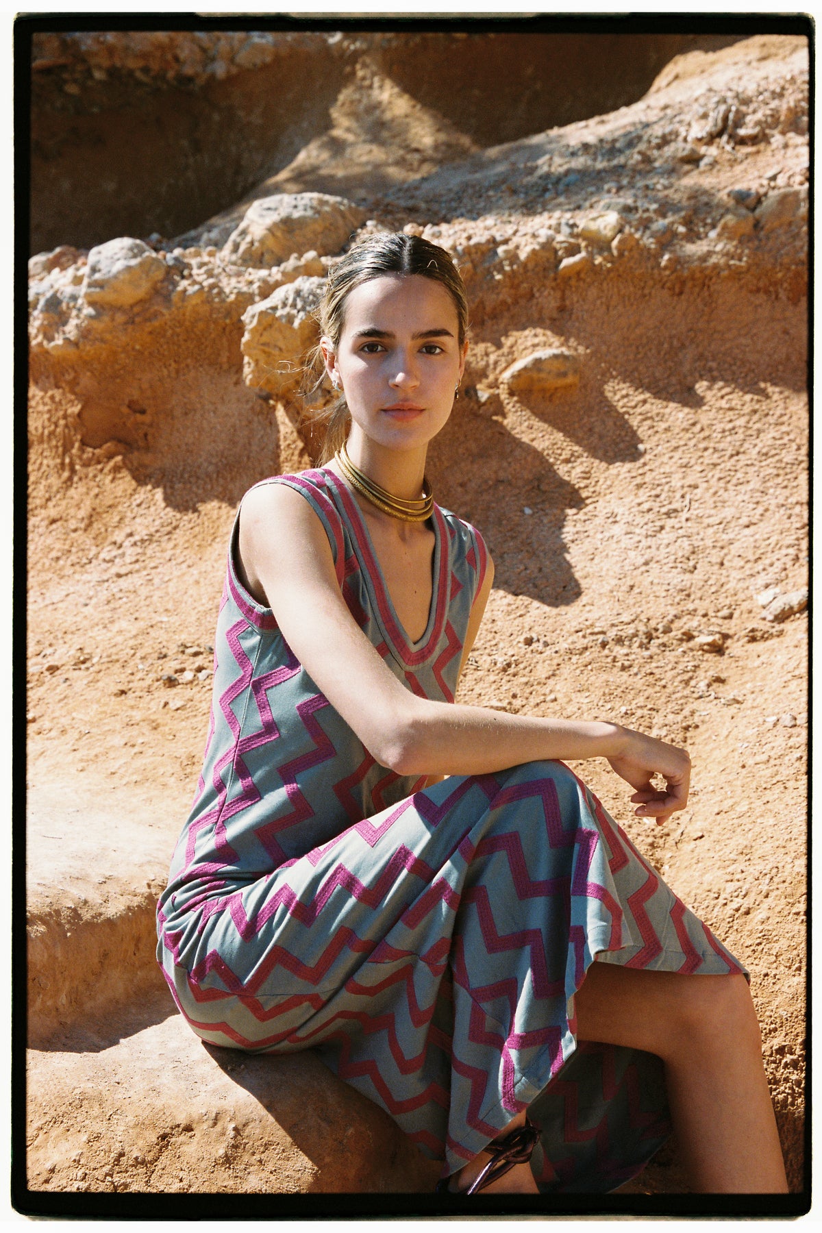 Robe Zigzag Buganvilla