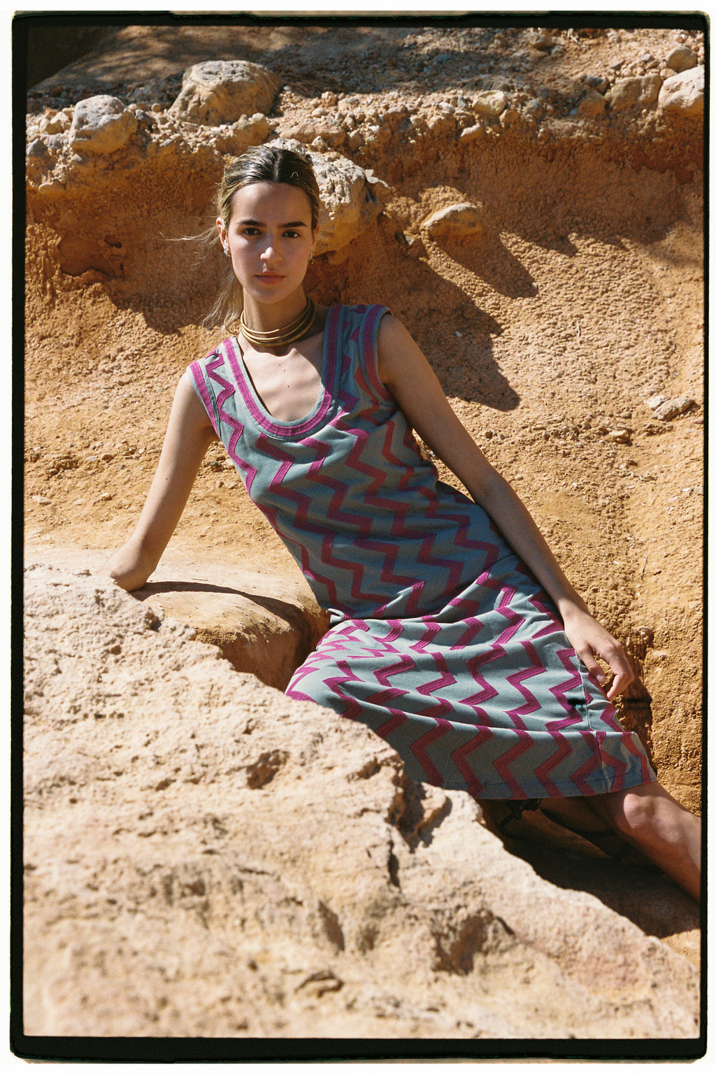 Robe Zigzag Buganvilla