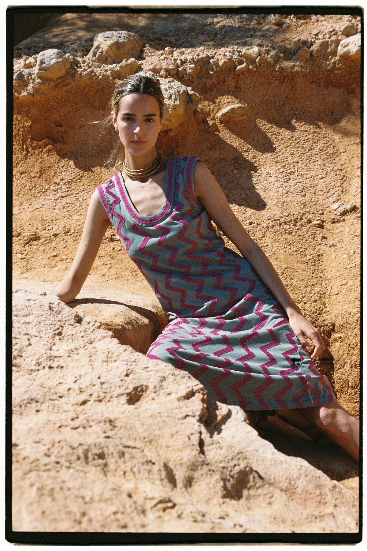 Robe Zigzag Buganvilla