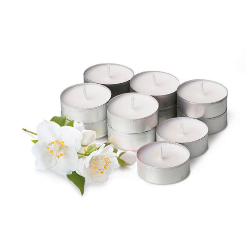 Pack De 12 Bougies Chauffe-Plats Parfumés Ylang & Jasmin – Durée De Combustion 3H – 120 G