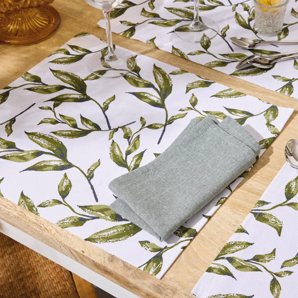 Set of 4 Placemats - Natur'Elle - White
