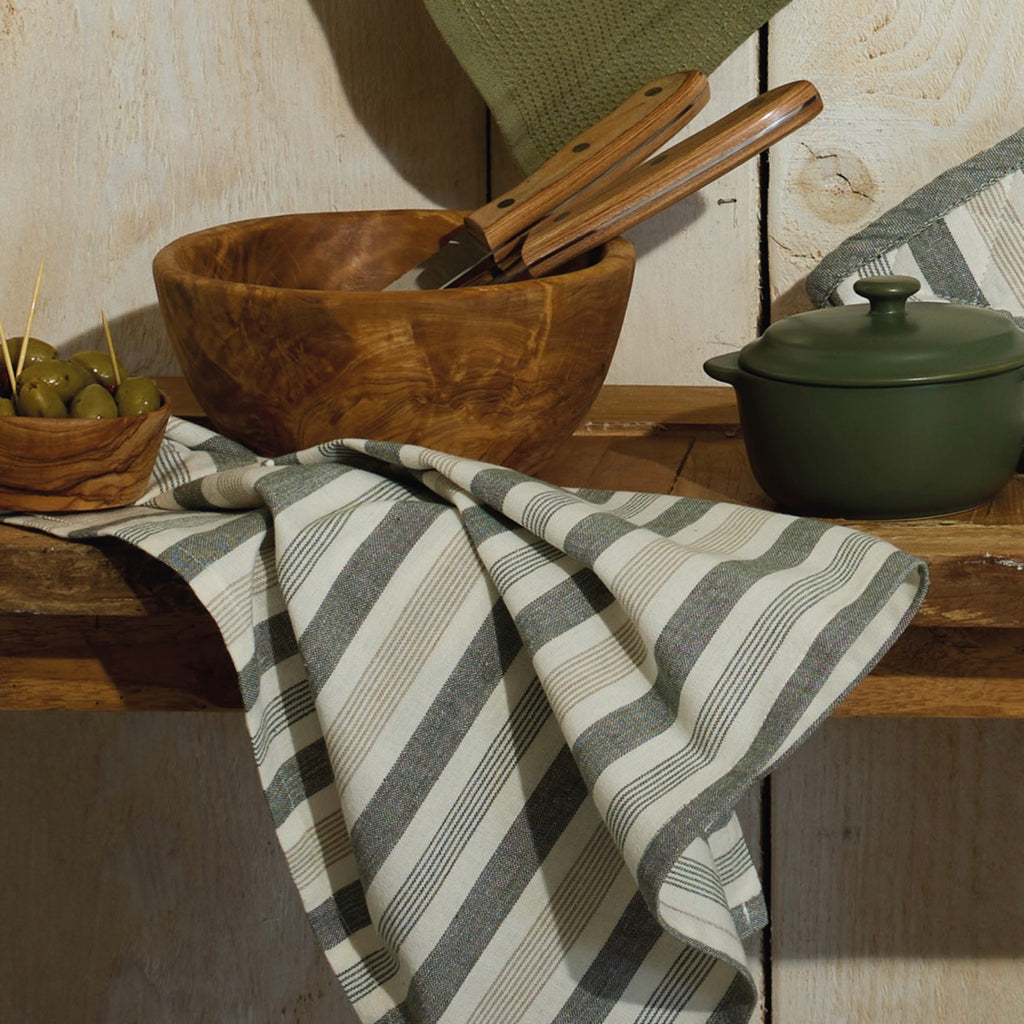 Set De 3 Paños De Cocina - Arthur - Verde