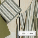 Ensemble Tablier, Gant De Cuisine & Manique - Arthur - Vert