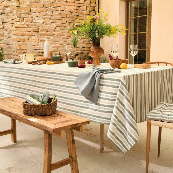 Sauter - Nappe - Arthur - 100% Coton - Vert