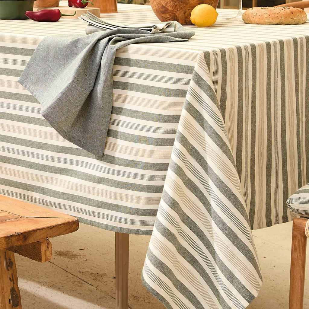 Sauter - Nappe - Arthur - 100% Coton - Vert