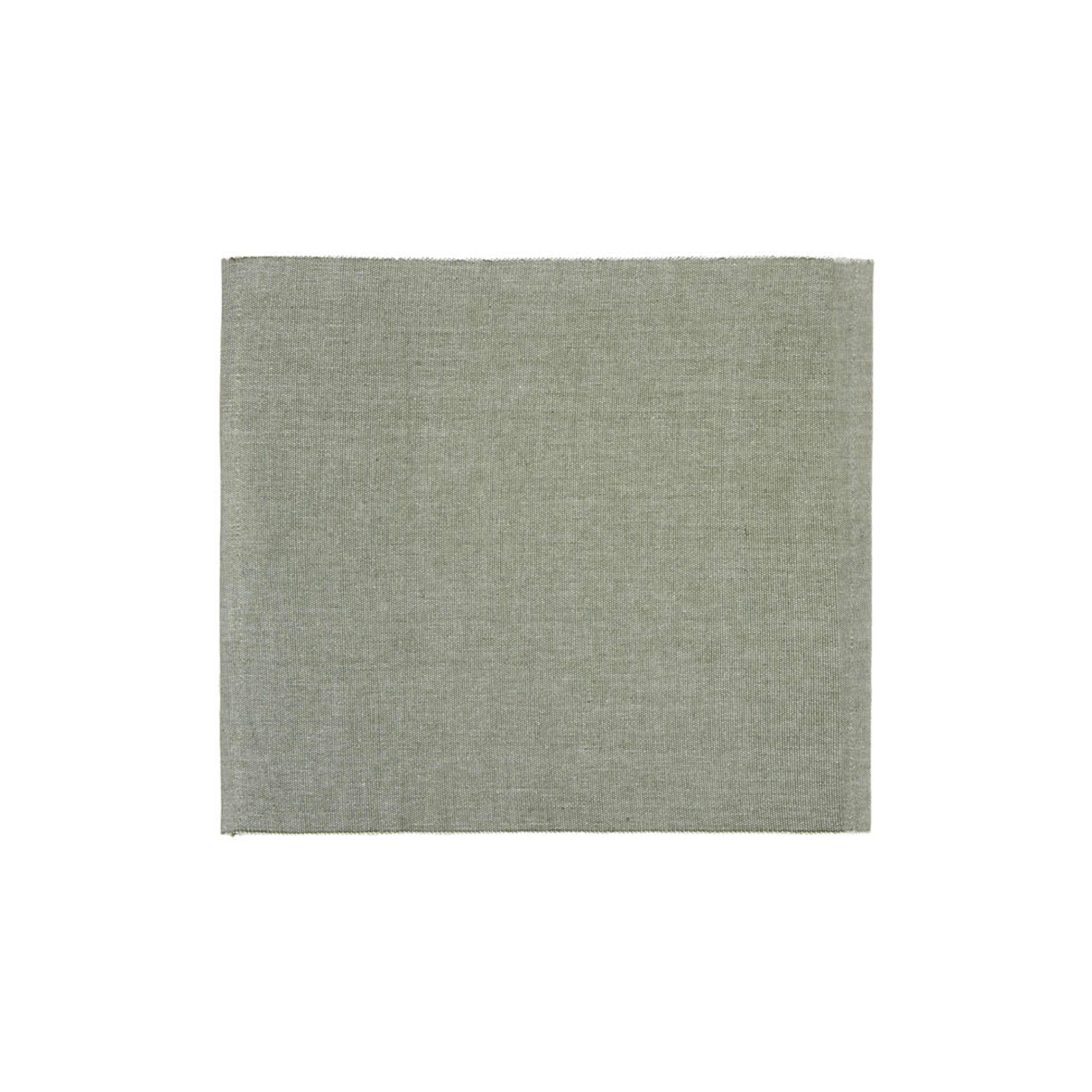 Juego de 4 manteles individuales - Chambray - Verde oscuro