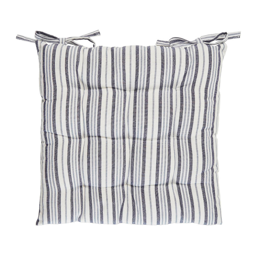 Sauter - Cuscino Per Sedia - Nina - 100% Cotone - Blu
