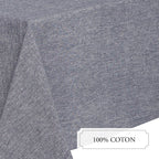 Mantel - Chambray - Azul Oscuro - 5 Tallas