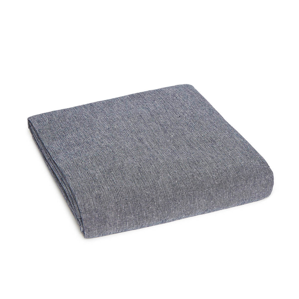 Sauter - Nappe - Chambray Blue - 100% Coton - Bleu Foncé