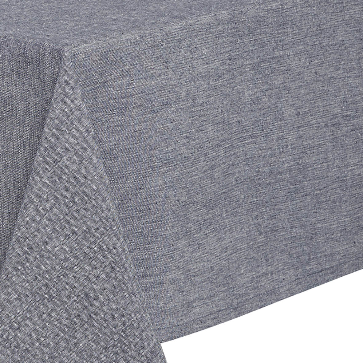 Sauter - Nappe - Chambray Blue - 100% Coton - Bleu Foncé