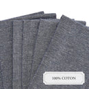 Set De 6 Serviettes - Chambray - Bleu Foncé