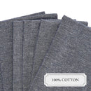 Set De 6 Serviettes - Chambray - Bleu Foncé