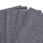 Sauter - Serviette De Table - Chambray Blue 6 X - 100% Coton - Bleu Foncé