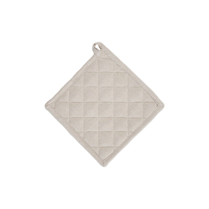 Ensemble Tablier, Gant De Cuisine & Manique - Chambray - Taupe