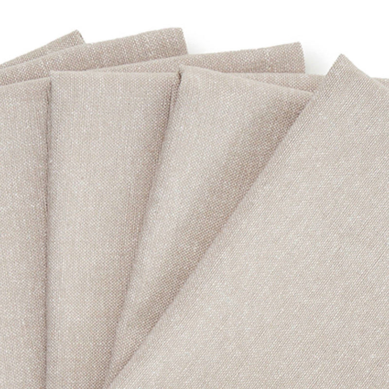 Set De 6 Serviettes - Chambray - Taupe