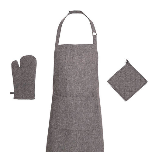 Tablier, Gant De Cuisine Et Manique Coton