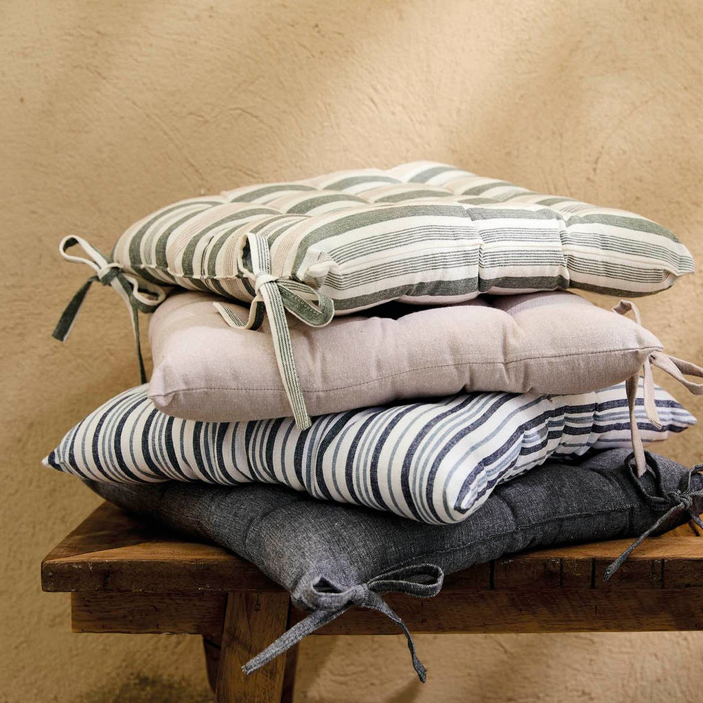 Coussin De Chaise Coton - Vert Foncé
