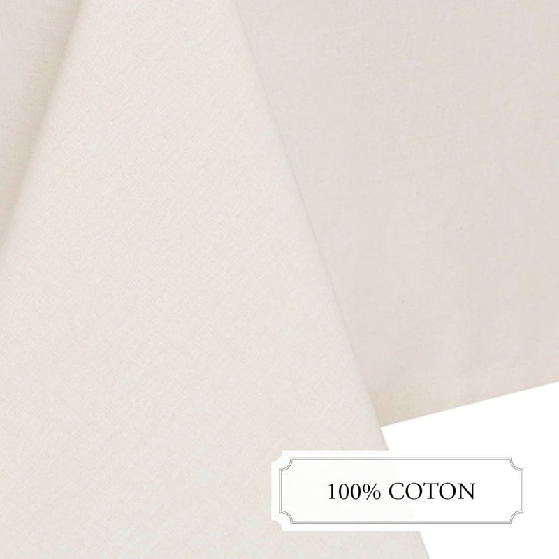 Nappe - Chambray - Blanc Cassé - 5 Tailles