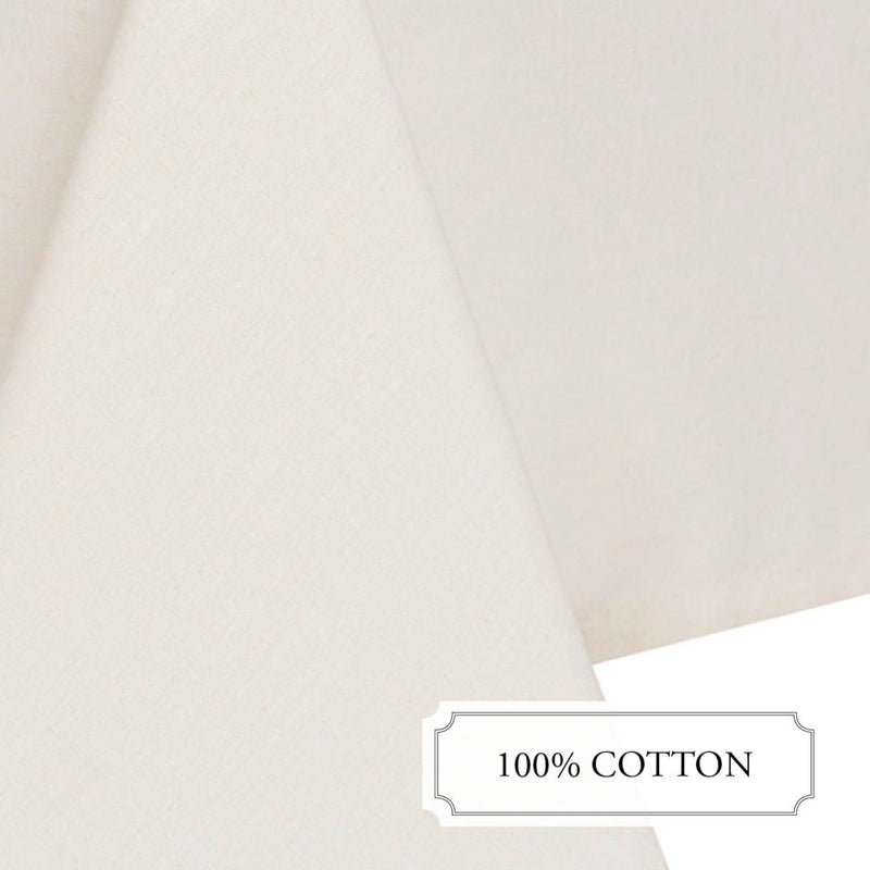 Nappe - Chambray - Blanc Cassé - 5 Tailles