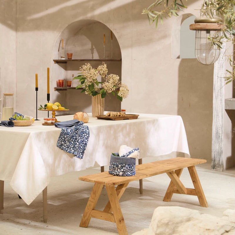 Nappe - Chambray - Blanc Cassé - 5 Tailles