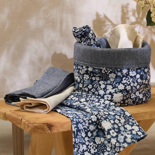 Set De 6 Serviettes - Chambray - Blanc Cassé